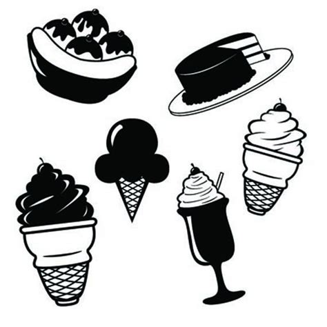 Dessert Cliparts Black | Free Download Clip Art | Free Clip Art | on Clipart Library