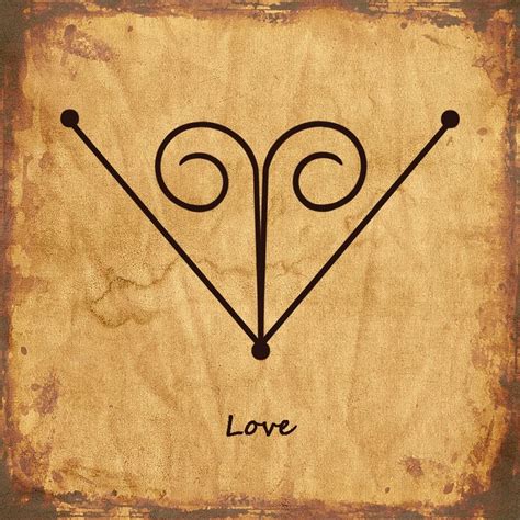 LOVE Sigil | Witch symbols, Magick symbols, Magic symbols