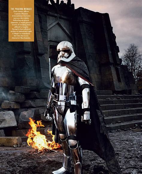 Photo of Gwendoline Christie as Captain Phasma in THE FORCE AWAKENS — GeekTyrant