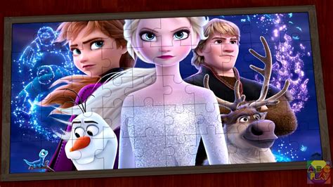 FROZEN 2 Jigsaw Puzzle Game Disney Puzzles 😃 - YouTube