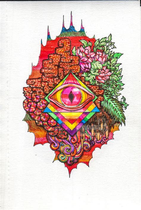 Psychedelic Eye by ValentiHav on DeviantArt