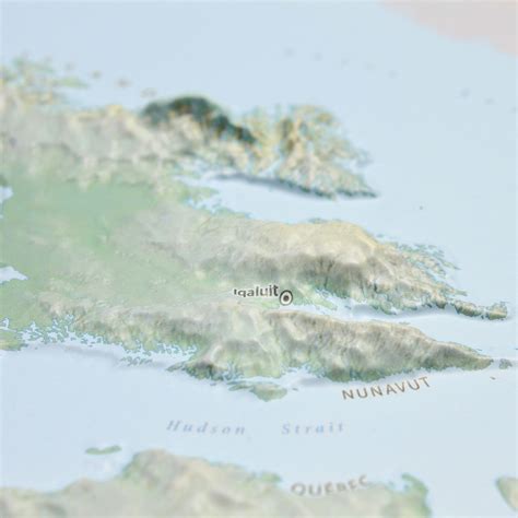 Canada Raised Relief Map by Hubbard Scientific - The Map Shop