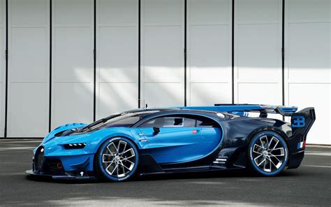 car, Vehicle, Blue Cars, Bugatti Veyron, Bugatti Vision Gran Turismo ...