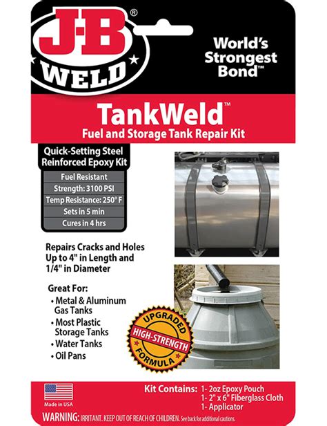 TankWeld Fuel and Storage Tank Repair Kit – Keizin