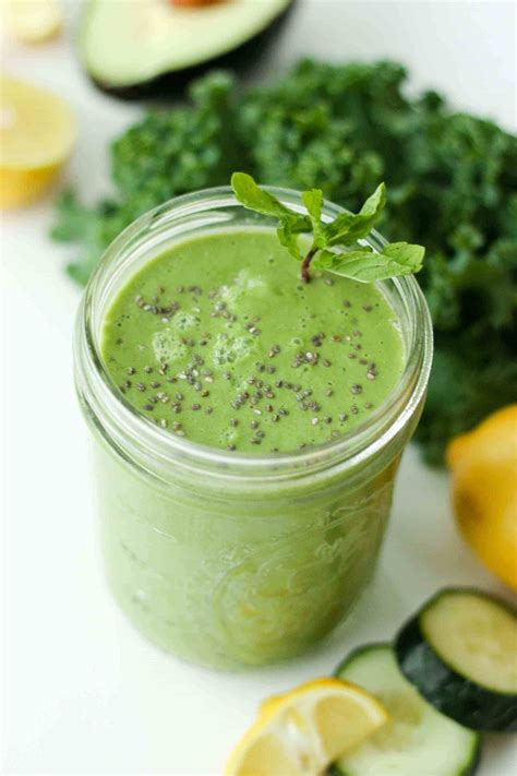 Perfect Low Sugar Green Smoothie {Dairy-Free} | Organically Mandy | Low sugar smoothies, Green ...