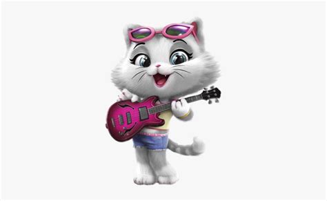 44 Cats Milady With Bass Guitar - Lampo Milady 44 Cats, HD Png Download ...