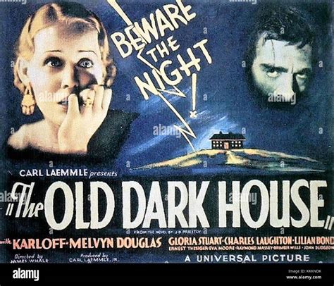 The Old Dark House 1932 poster Stock Photo - Alamy