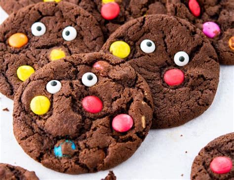 Easy Halloween Monster Cookies | 365 Days of Baking and More