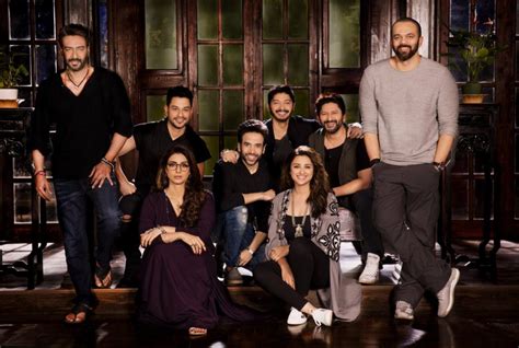 'Golmaal Again' cast sports black dress for Rohit birthday - Photos ...