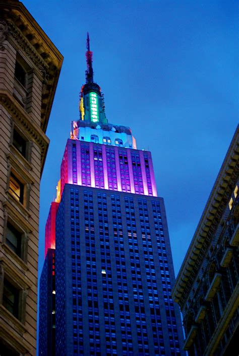 Empire State Building Lights Up in Rainbow Colors | Top tier… | Flickr