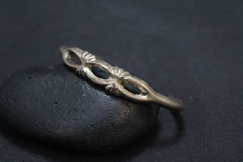 Sterling Silver Sand Cast Cuff Bracelet, Native American Sand Cast Jewelry, Navajo Cuff Bracelet ...