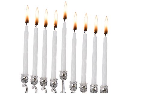 White Hanukkah Candles / 44 Candles per Box