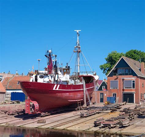 Boat In Dry Dock Photograph by Hans Engbers