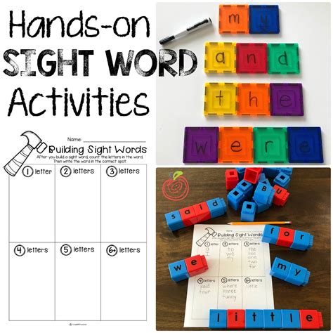 Building Sight Words: Activities and Printables | TheHappyTeacher