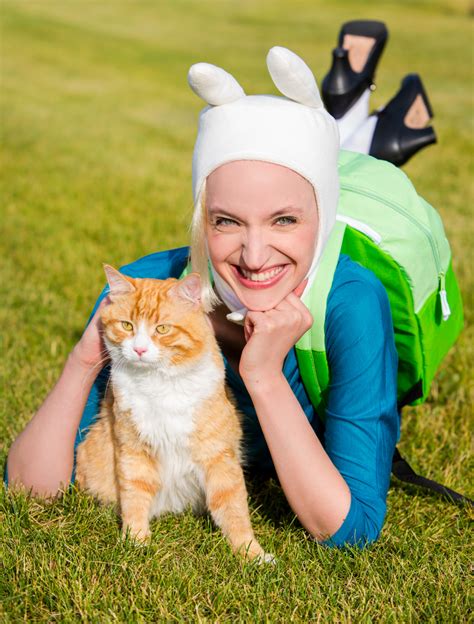 Fiona & Cake Adventure Time Cosplay (guest starring Annyong Kitty!) | Miss Zee