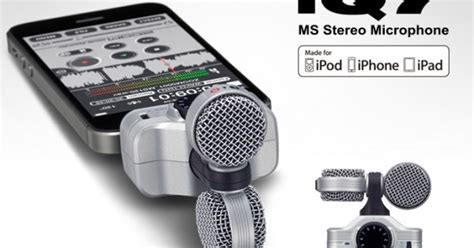 Jual Zoom iQ7 Mid-Side Stereo Microphone for iOS Devices