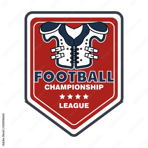 american football league icon vector illustration design Stock Vector ...