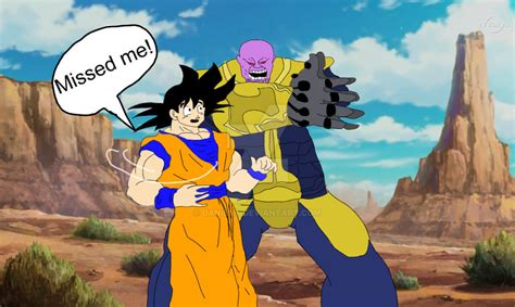 Goku VS Thanos by danient on DeviantArt