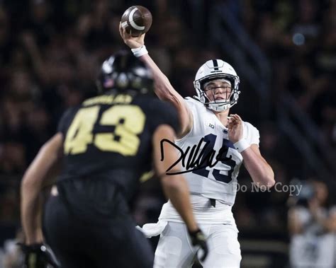 Drew Allar Signed Photo 8X10 Rp Autographed Picture Penn State - Etsy