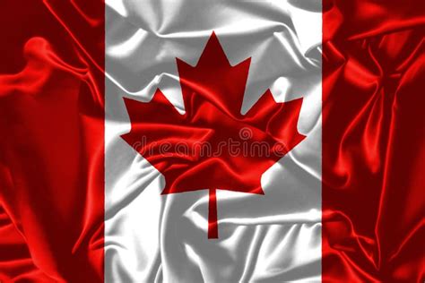 Canada Flag in the Old Retro Background Effect, Close Up Stock ...