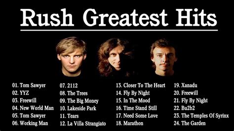 Rush Collection Full New Songs || Rush Greatest Hits - YouTube