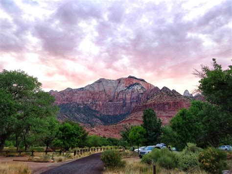 View from the campgrounds | Zion National Park [OC][4608x3456 ...