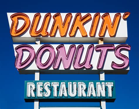 James and Karla Murray Photography: 1962 Dunkin Donuts Neon Sign