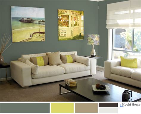 Color Study: Sage Green Living Room Ideas | Mochi Home