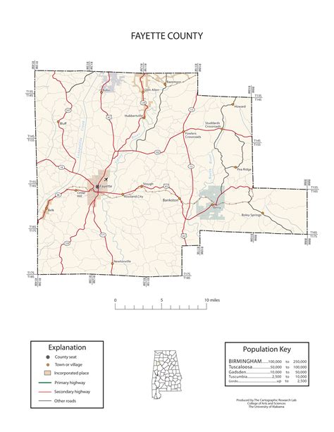 Maps of Fayette County