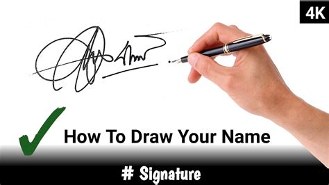 ️ How to draw your name signature | how to create signature | Sign # ...