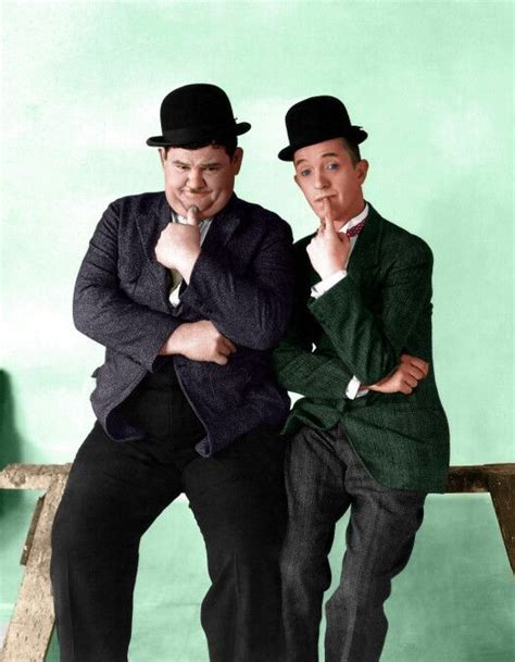 Colour 37 | Stan laurel oliver hardy, Laurel and hardy, Stan laurel