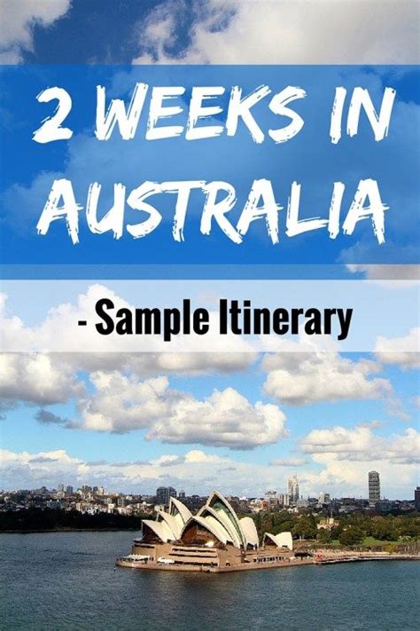 2 Weeks in Australia: Sample Itinerary | Australia travel, Sydney ...