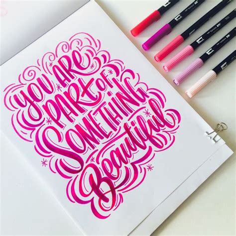 Big, Bold and Colorful Lettering with Tombow guest designer Maia ...