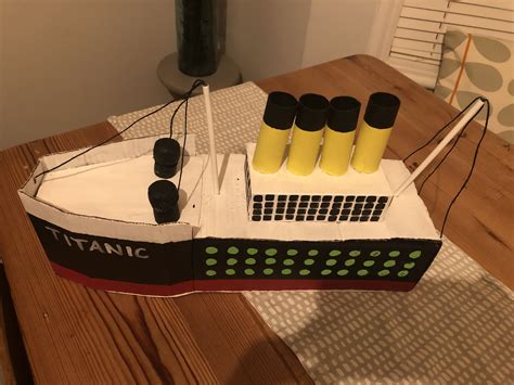 Titanic School Project | Diy crafts, School projects, Projects