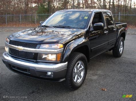 Black 2010 Chevrolet Colorado LT Crew Cab 4x4 Exterior Photo #40150377 | GTCarLot.com