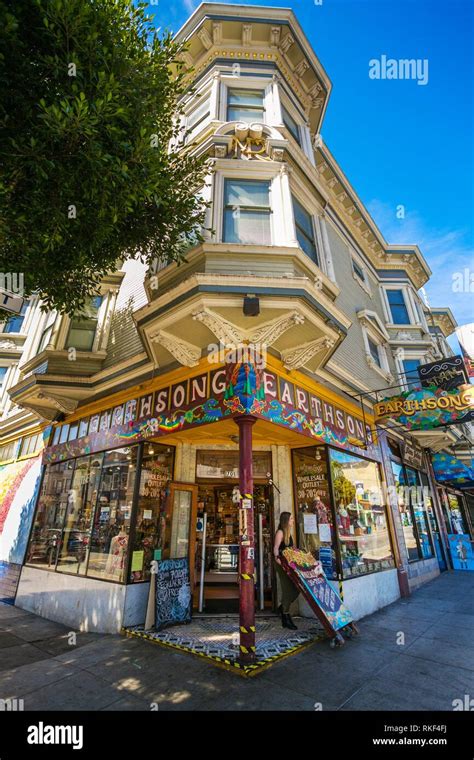 Haight-Ashbury district. The neighborhood is known for being the origin ...