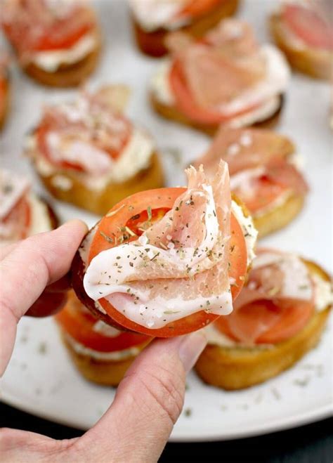 Crostini with Prosciutto – Erica's Recipes – prosciutto appetizer