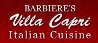 Villa Capri Italian Cuisine menu in Marquette, Michigan, USA