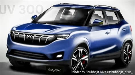 2022 Mahindra XUV300 Facelift With New Logo - XUV700 Inspired Design