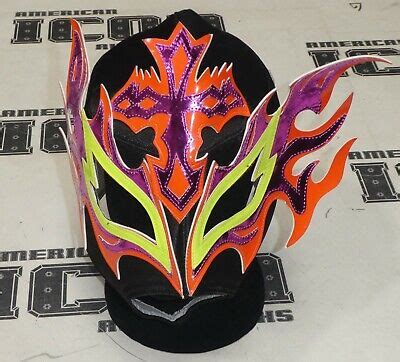 REY FENIX SIGNED AUTO'D MASK BAS COA LUCHA LIBRE AAA CMLL WRESTLING AEW ...