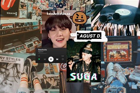 Bts Suga Laptop Wallpaper