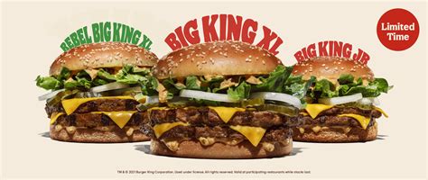 NEWS: Burger King - Big King Range (Big King XL, Big King Jr and Rebel Big King XL) - frugal ...