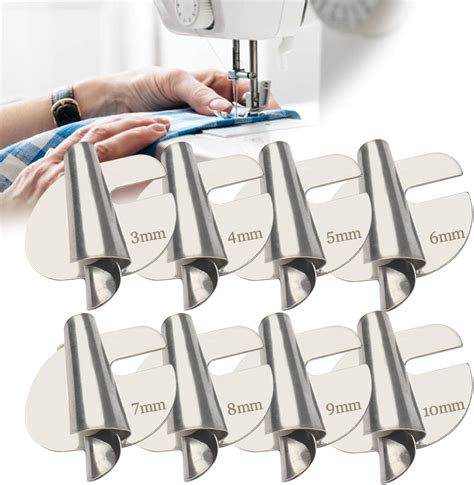 Universal Sewing Rolled Hemmer Foot Set - [7-10mm] - Wide Rolled Hem Pressure Foot, Sewing ...