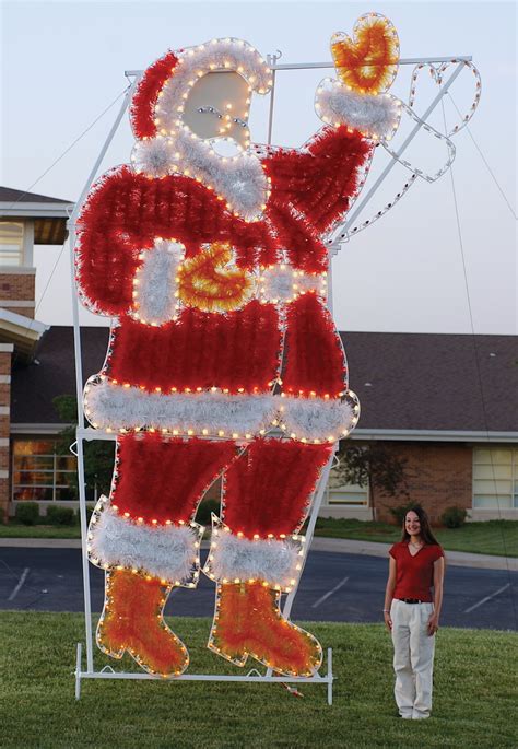 Commercial Waving Santa Christmas Lights — HolidayLights.com