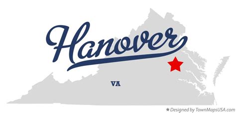 Map of Hanover, VA, Virginia