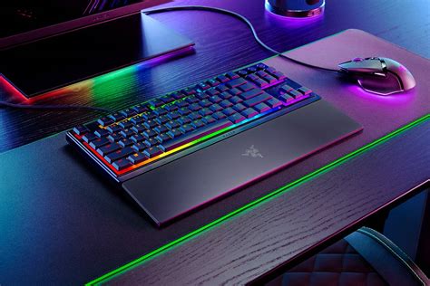 RAZER ORNATA V3 TENKEYLESS LOW-PROFILE MECHA-MEMBRANE RGB WIRED GAMING KEYBOARD (RZ03-04880100-R3M1)