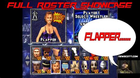 Full Roster WCW/ NWO Thunder - WEIRDEST ROSTER EVER! (PS1) - YouTube