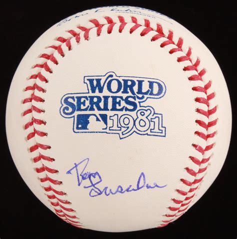 Tommy Lasorda Signed 1981 World Series Logo Baseball (JSA COA) | Pristine Auction