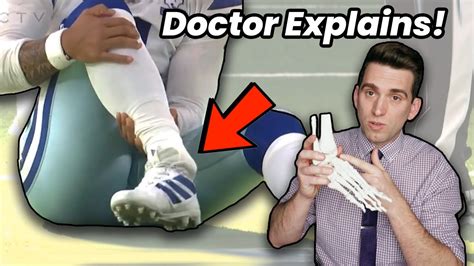 Dak Prescott SEVERE Ankle Injury - Doctor Explains NFL Injury - YouTube