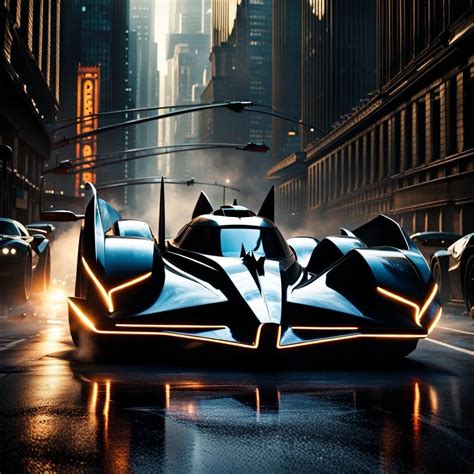 Futuristic Batmobile - AI Generated Artwork - NightCafe Creator